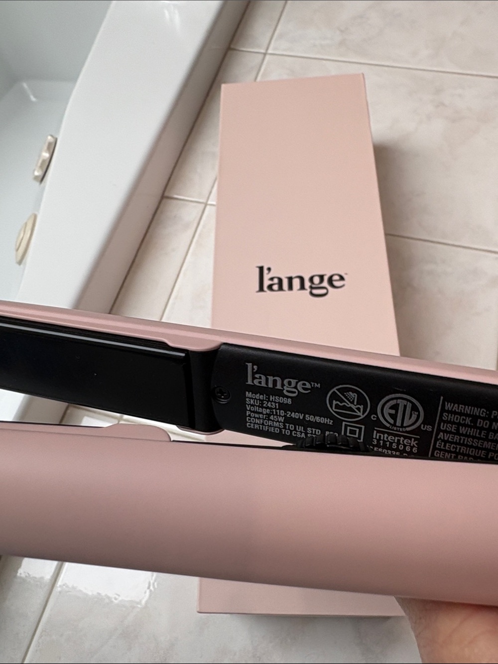 L’ange Le Ceramique’s 1- Pass Hair Straightener Flat Iron - Picture 2 of 6